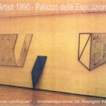 Sergio Nannicola - Installazione - Palazzo delle Esposizioni, Roma - 1990