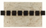 Tiranti, 1988, cm. 141x80, muro, ferro su legno